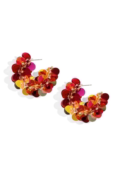 Kupfer Creolen Geometrisch Casual Daily Simple Serie Damenschmuck h5 