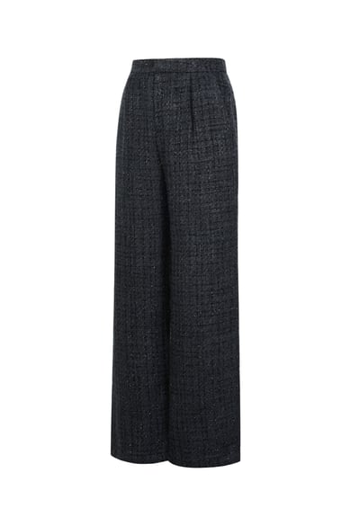 Polyesterfaser (Polyester) Gerade Hose Kariert Elegante Herbst-/Winterkleidung h5 Bild2
