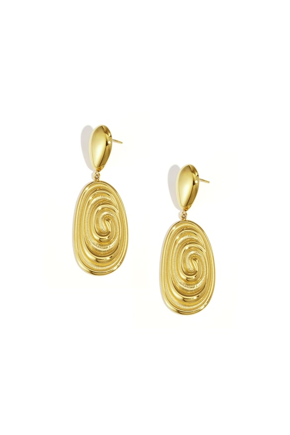 Stainless Steel Drop Earrings irregular shape Casual Daily Simple Series Women's jewelry 2
