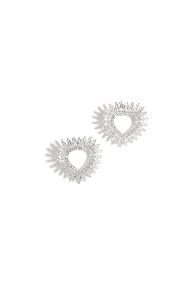 Kupfer Ohrstecker Herz Elegante Weihnachten Luxuriöse Serie Damenschmuck h5 Bild5