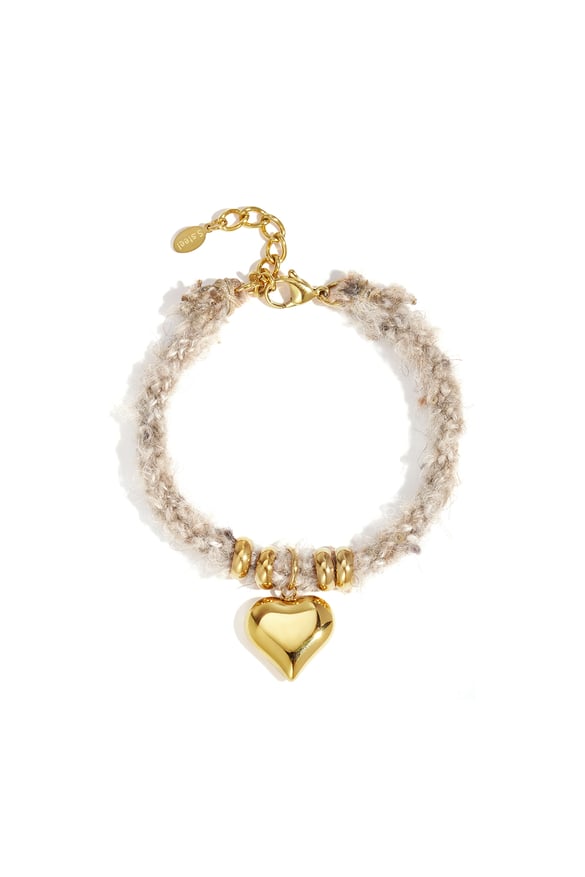 Pulseras con dijes de corazón, informales, diarias, sencillas, para mujer.