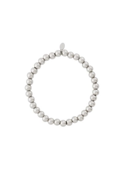 Bracelets en perles solides - 6 mm h5 