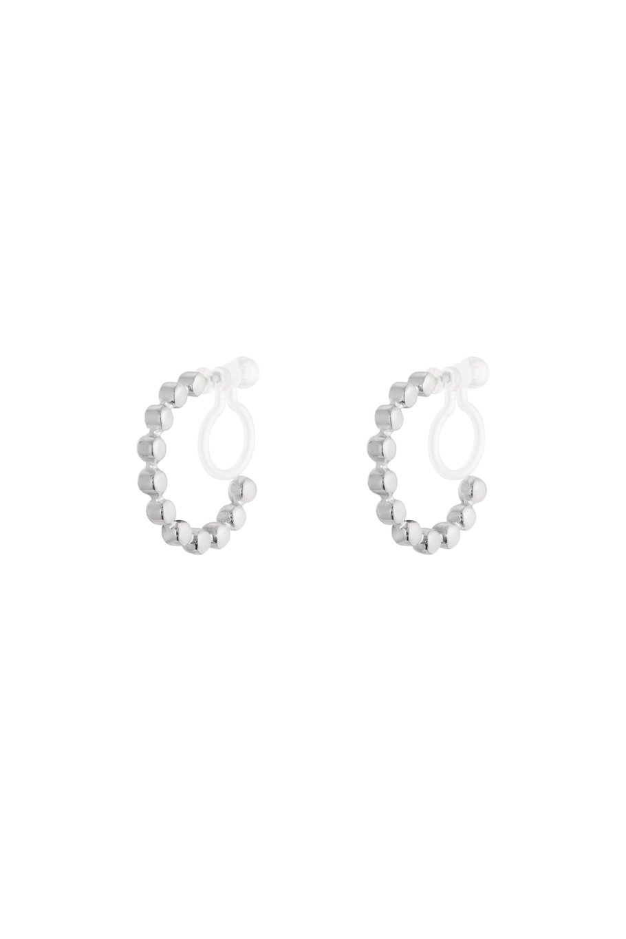 Orecchini a clip con perline lucide Immagine3