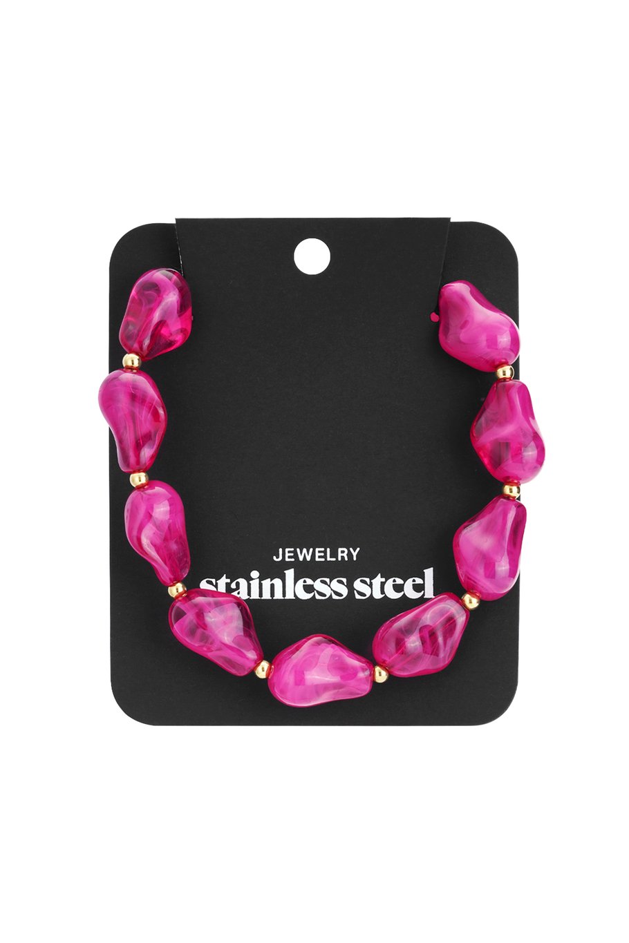 Colliers de perles en acrylique, série décontractée, simple et quotidienne, bijoux pour femmes Image3