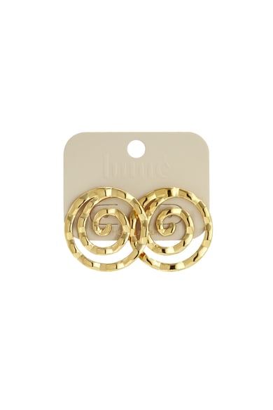 Pendientes de acero inoxidable con diseño de líneas simples y casuales para uso diario, joyería para mujer. h5 Imagen3