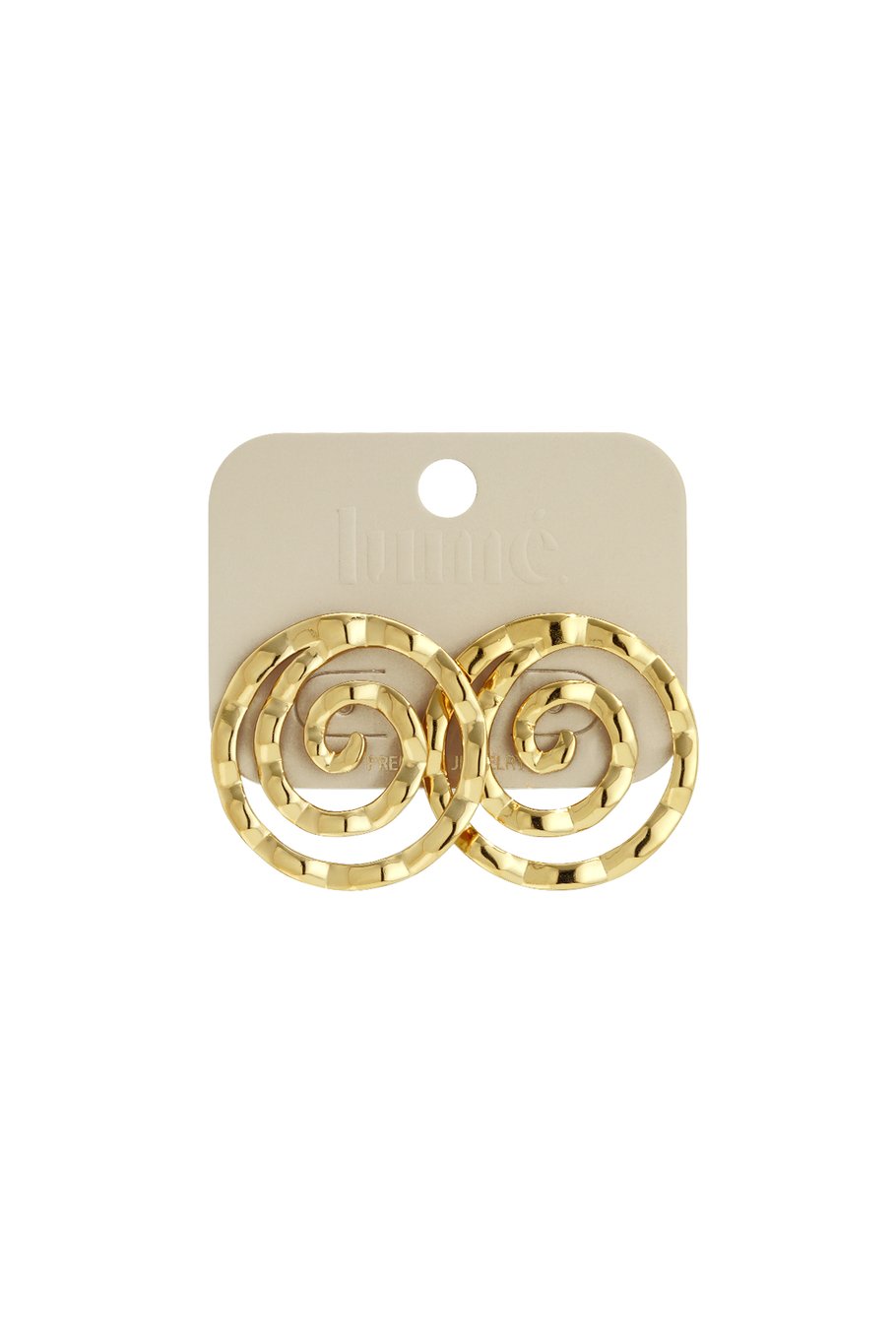 Pendientes de acero inoxidable con diseño de líneas simples y casuales para uso diario, joyería para mujer. Imagen3
