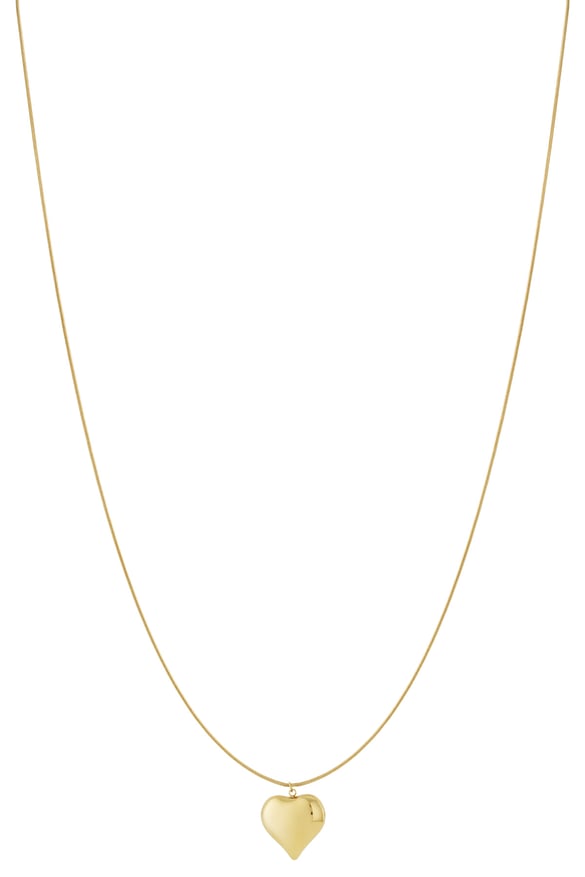 Pregnancy necklace heart