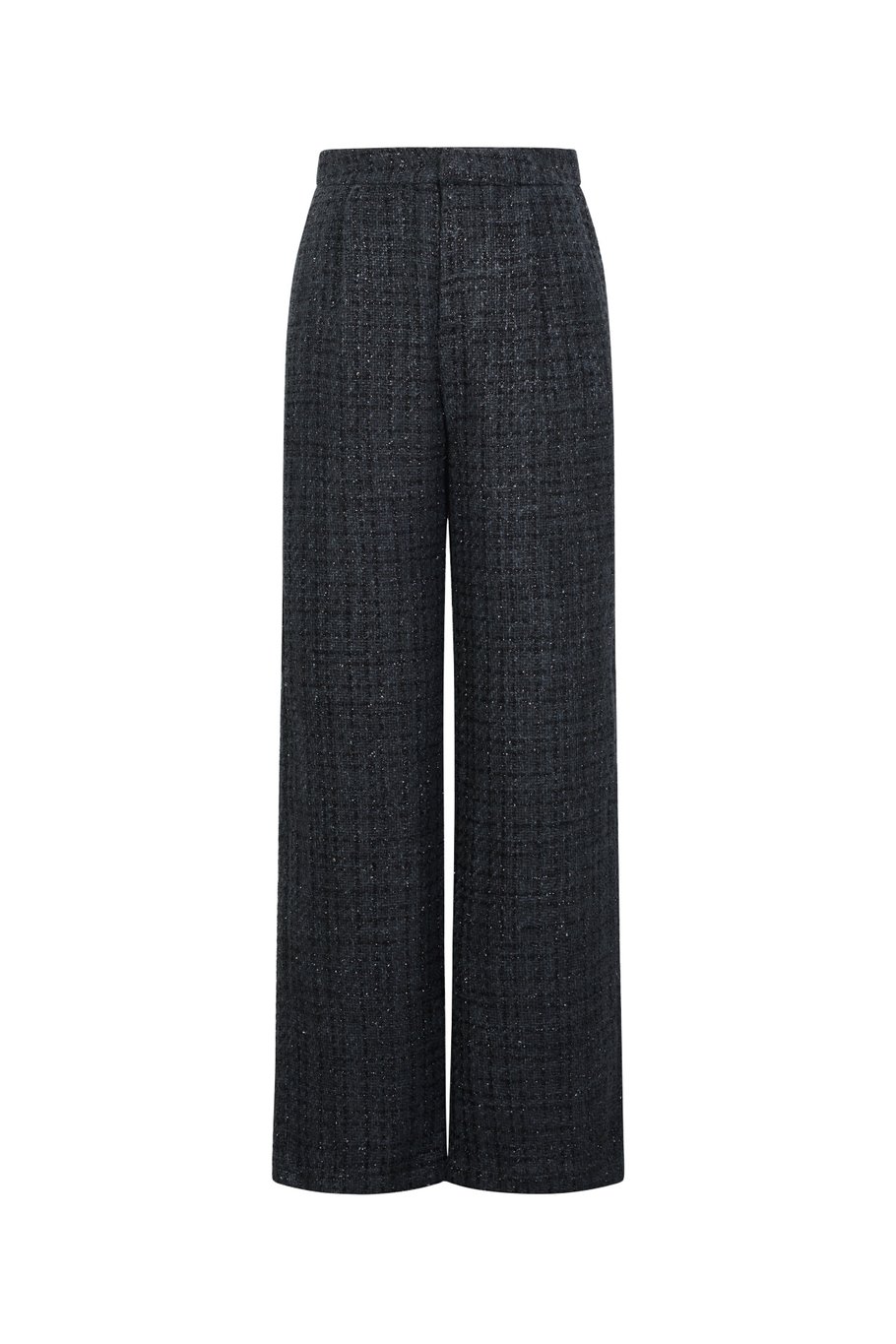 Polyesterfaser (Polyester) Gerade Hose Kariert Elegante Herbst-/Winterkleidung