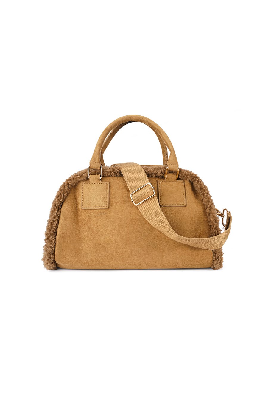 Sac à bandoulière avec détails en peluche Image5