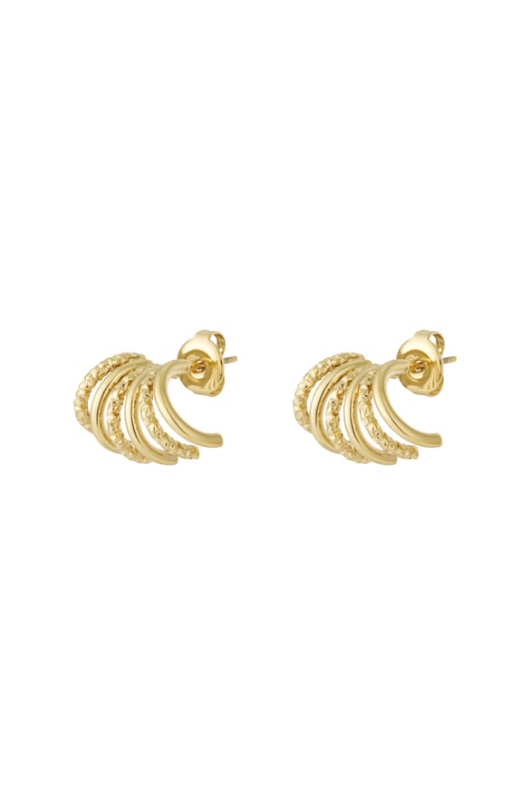 Edelstahl Ohrstecker Geometrisch Casual Daily Simple Serie Damenschmuck 2