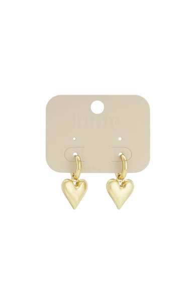 Pendientes colgantes de corazón, serie casual, diario, sencillos, joyería para mujer. h5 Imagen3