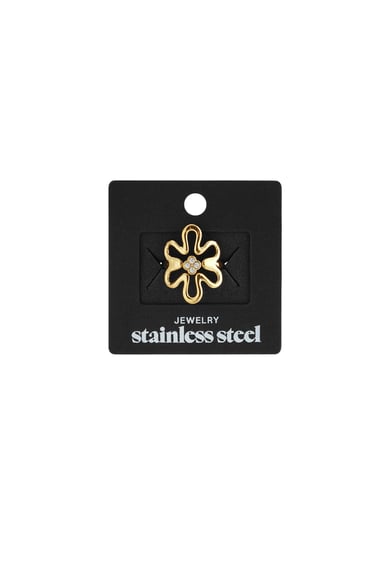 Stainless Steel Statement Rings Flower Casual Daily Simple Series Women's jewelry h5 Picture5