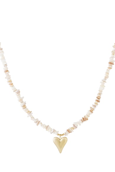 Collares colgantes de acero inoxidable Corazón Casual Diario Serie Simple Joyería de mujer h5 Imagen2
