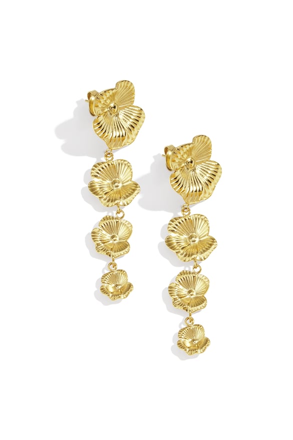 Pendientes colgantes de flores, estilo casual, para uso diario, reuniones o fiestas, serie sencilla, joyería para mujer.