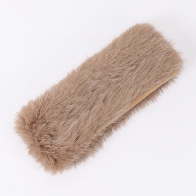 1 pezzo semplice, spesso, in peluche tinta unita, in poliestere, da donna h5 Immagine4