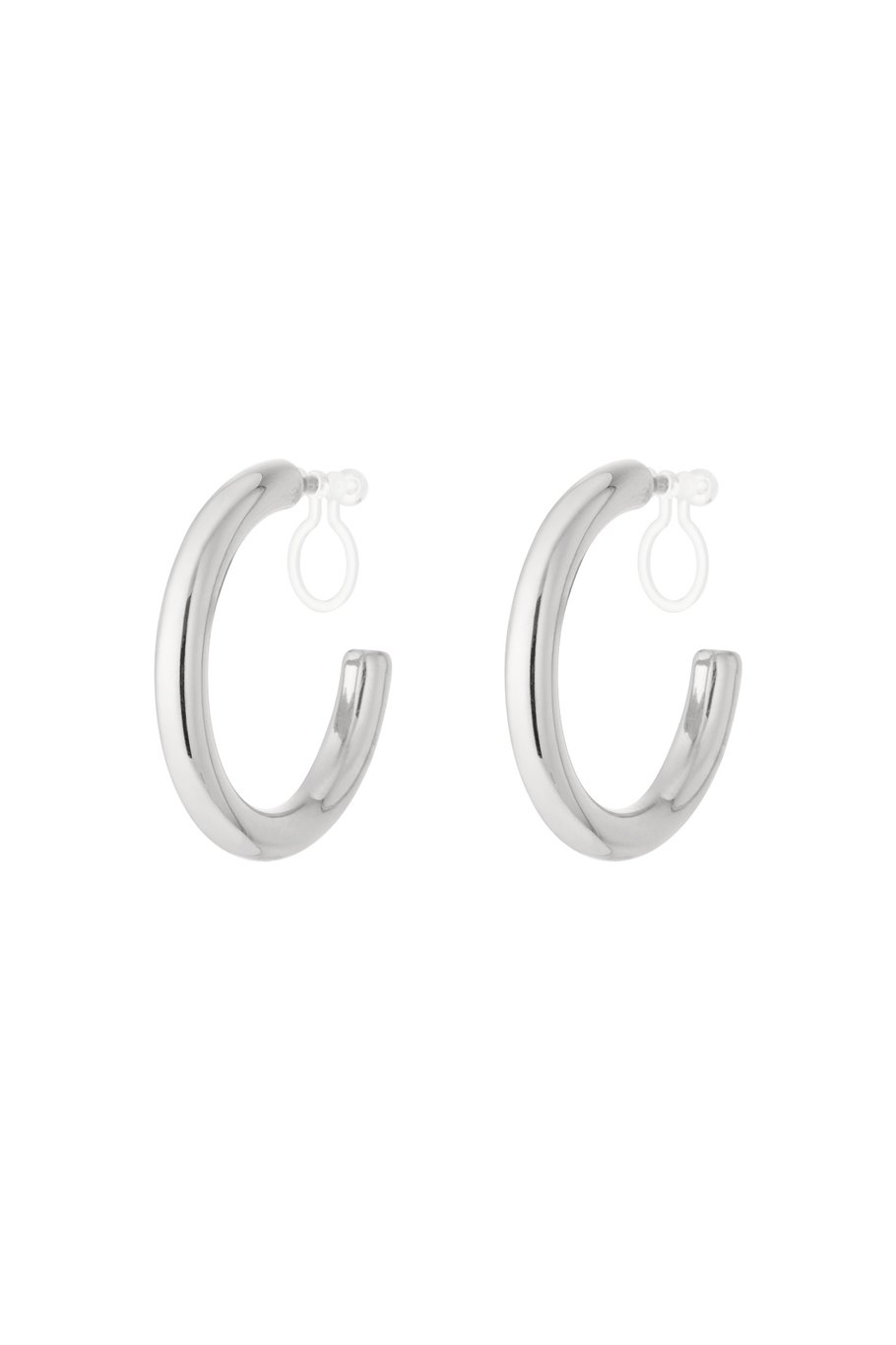 Pendientes de aro con clip elegantes Imagen2