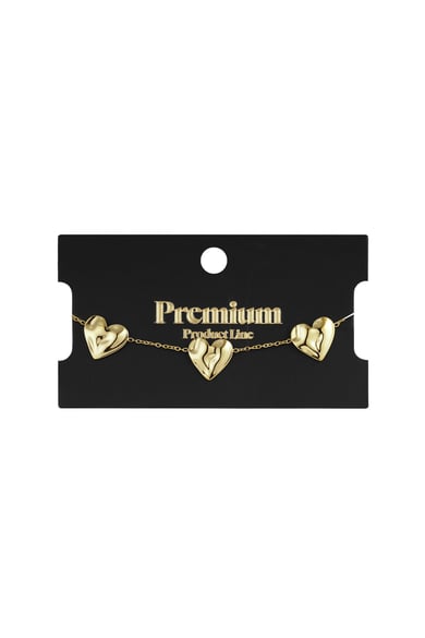Bracelets à breloques en forme de cœur, décontractés, simples et quotidiens, bijoux pour femmes h5 Image4