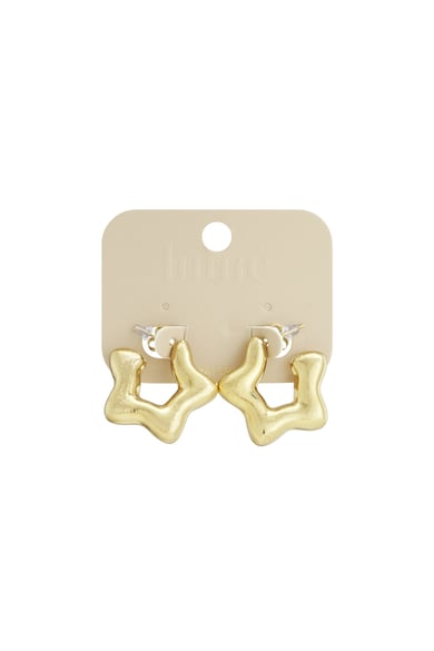 Pendientes de aro Estrella Serie Casual Diario Simple Joyería de mujer h5 Imagen5