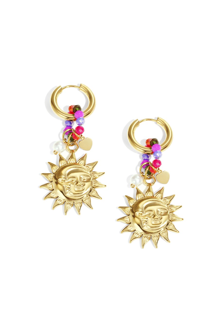 Tropfen Ohrringe Sonne Casual Daily Simple Series Damenschmuck