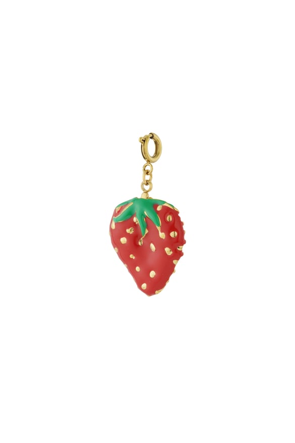 Breloque bijoux fraise
