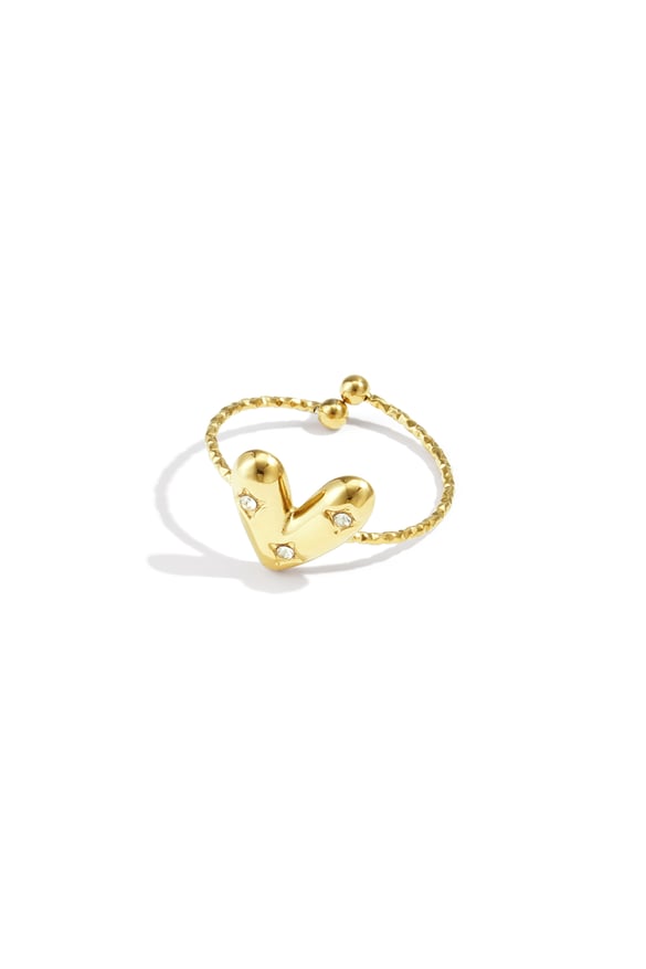 Anelli in acciaio inossidabile con cuore, casual, semplici, da indossare tutti i giorni, gioielli da donna