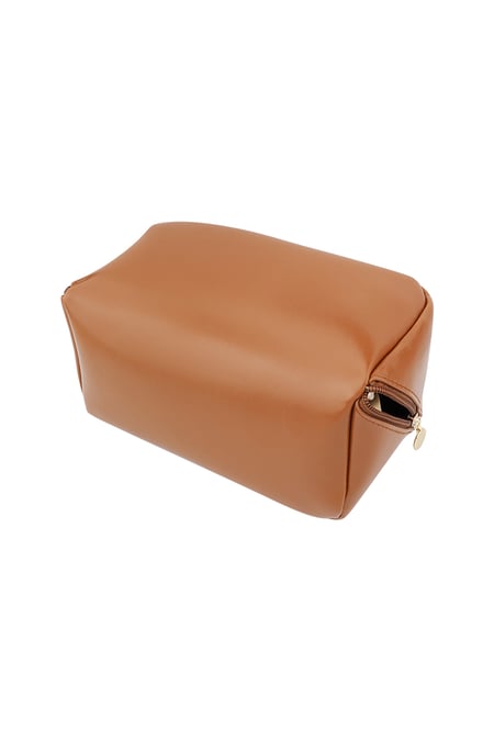 Basic make-up bag - brown