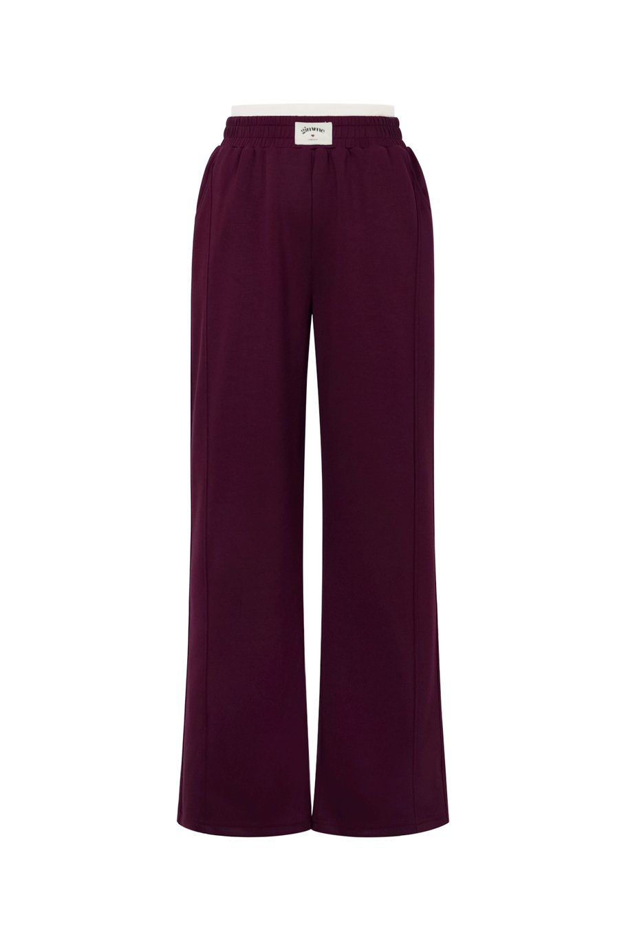 Polyester fiber (polyester) Straight pants Solid color Sporty All Fit  Clothes Picture4
