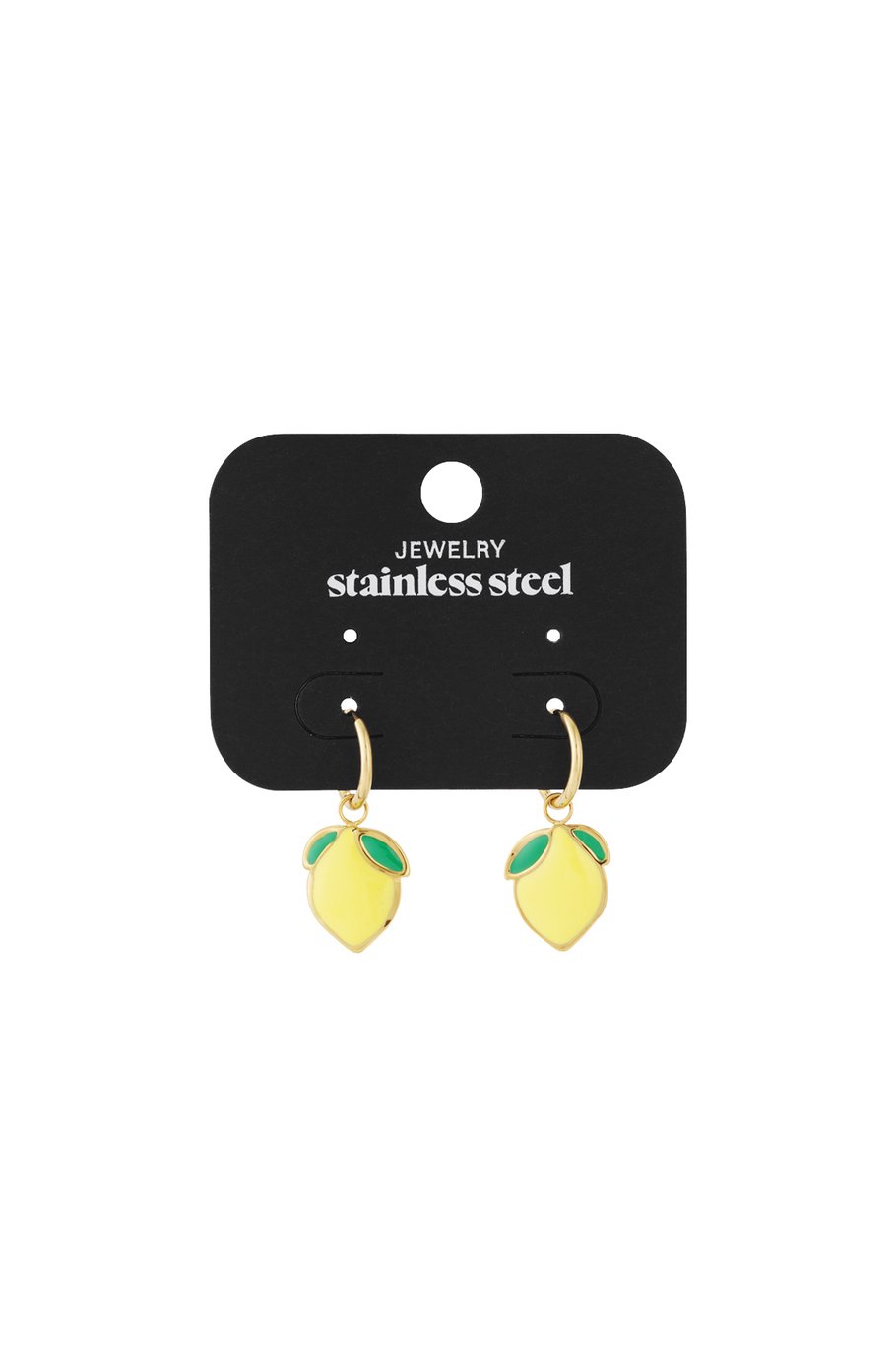 Mini boucle d'oreille citron h5Image4