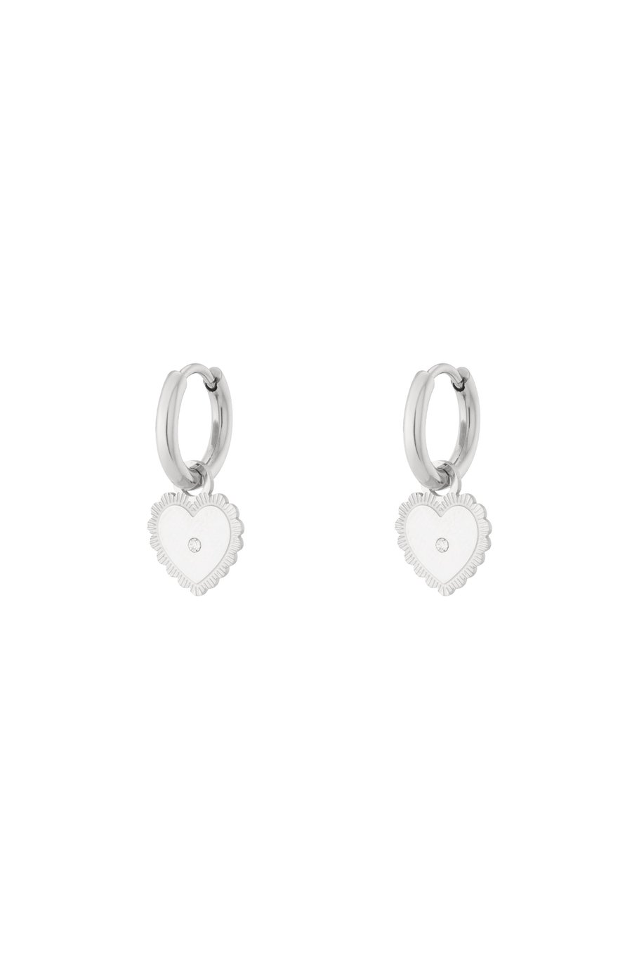 Mini dot heart earrings h5Picture2