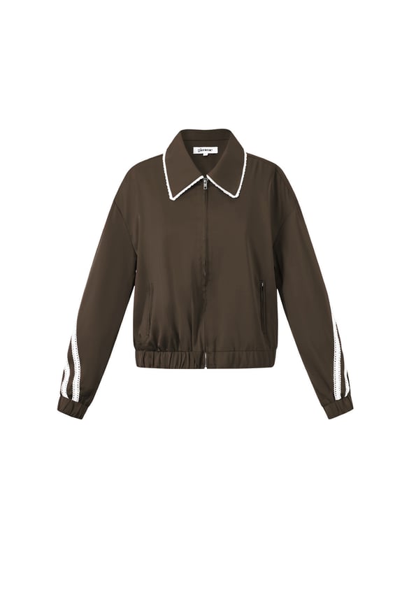 Veste sportive aspect satiné 2