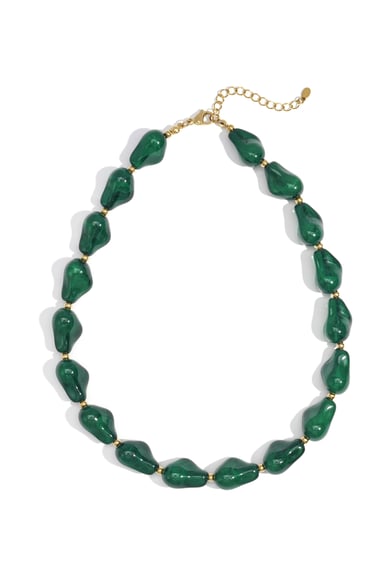 Colliers de perles en acrylique, série décontractée, simple et quotidienne, bijoux pour femmes h5 