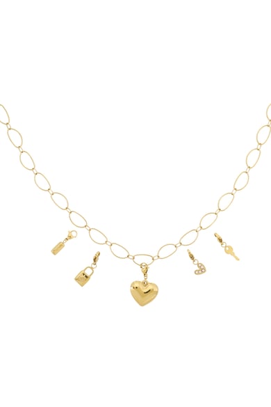 Big heart DIY Necklace h5 