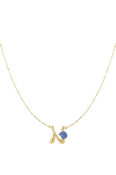 Happy Initials necklace with charms h5 