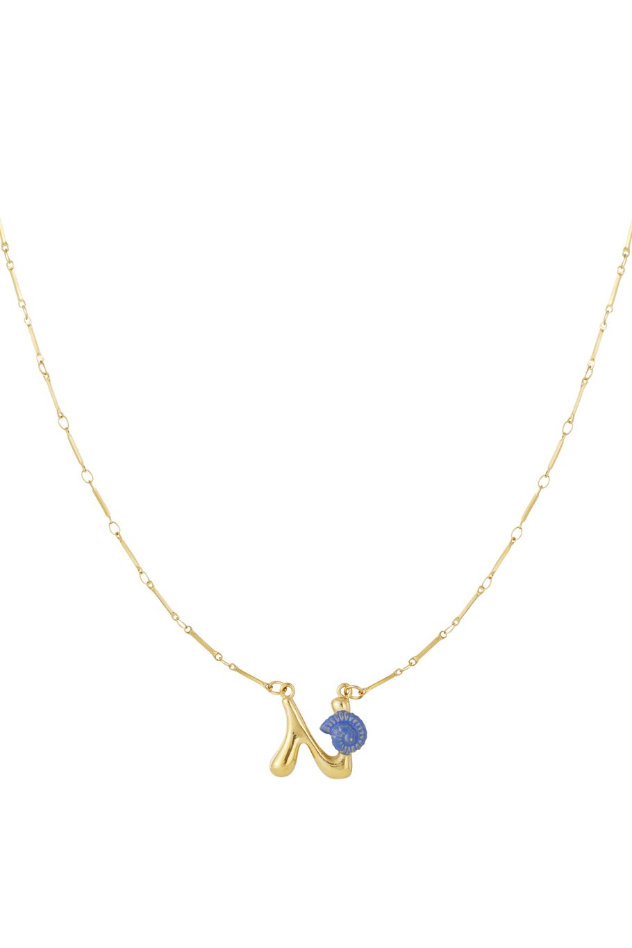 Happy Initials necklace with charms 