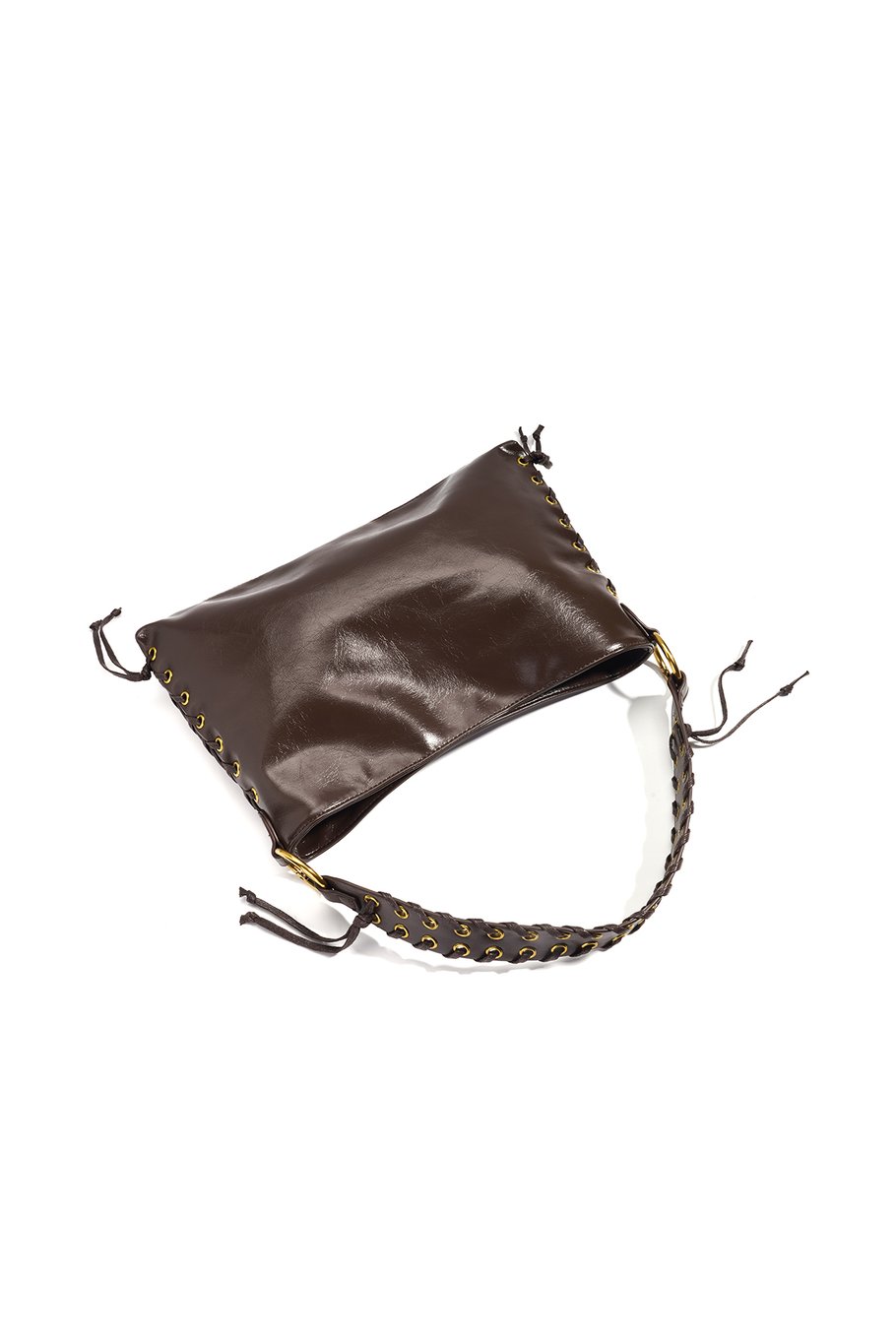 Borse a tracolla tinta unita casual PU accessori quotidiani h5Immagine4