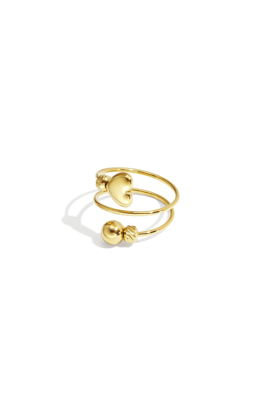Stainless Steel Minimalist Rings Heart Casual Daily Simple Series Women's jewelry 