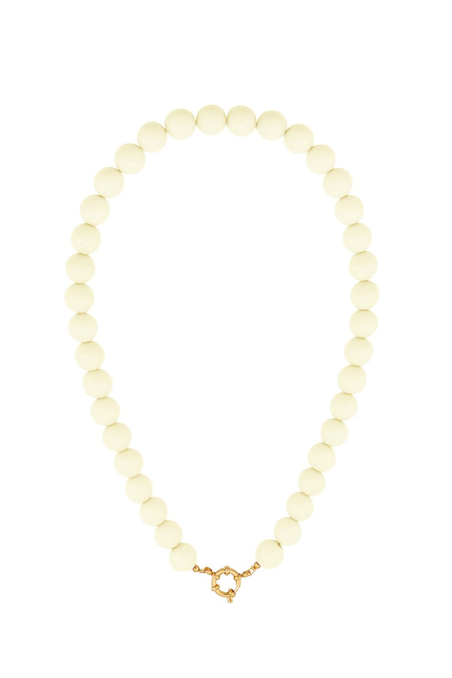 Colored small bead necklace 