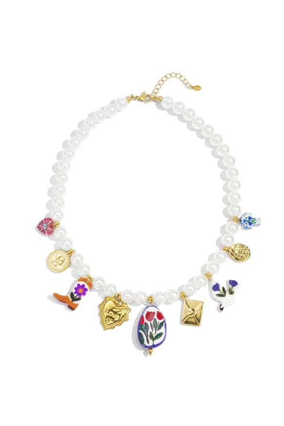 Colliers de perles en plastique, style cœur, style décontracté, style ethnique, bijoux pour femmes