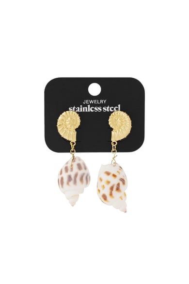 Pendientes de concha elegante h5 Imagen4