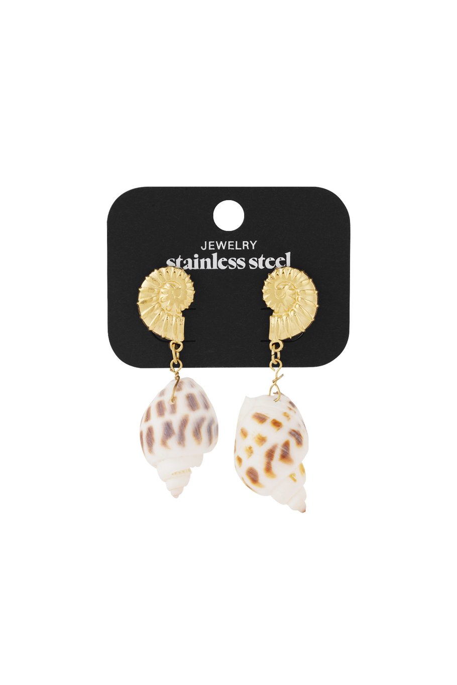 Pendientes de concha elegante Imagen4
