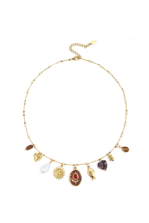 Edelstahl Anhänger Halsketten Blume Casual Täglich Luxuriöse Serie Damenschmuck