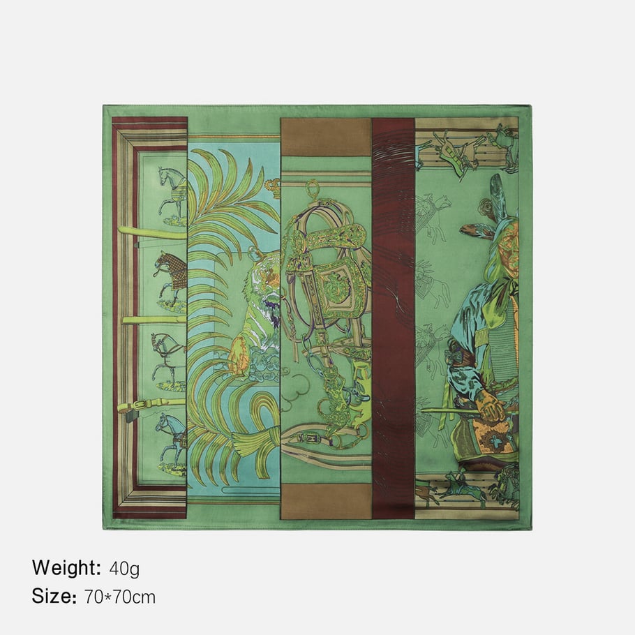 1 Piece Vintage Horse Rayon Women's Summer Scarves Picture2