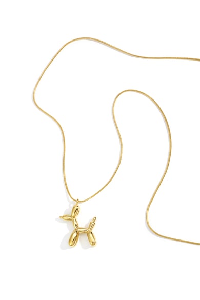Collares largos de acero inoxidable con diseño de animales, serie casual, diario y sencillo, joyería para mujer. h5 