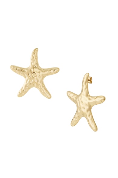 Pendientes grandes de estrella de mar h5 