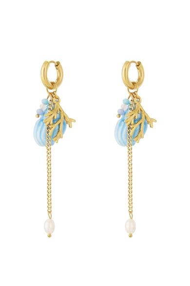 Boucles d&#39;oreilles Coral Vibes h5 