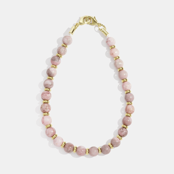1 Piece Retro Beads Natural Stones Phone Chain