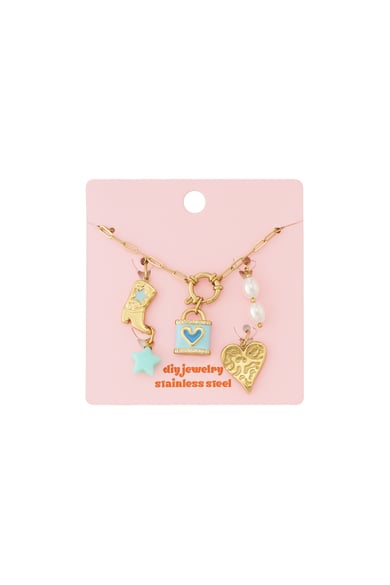 Pulsera DIY de amor azul h5 Imagen3