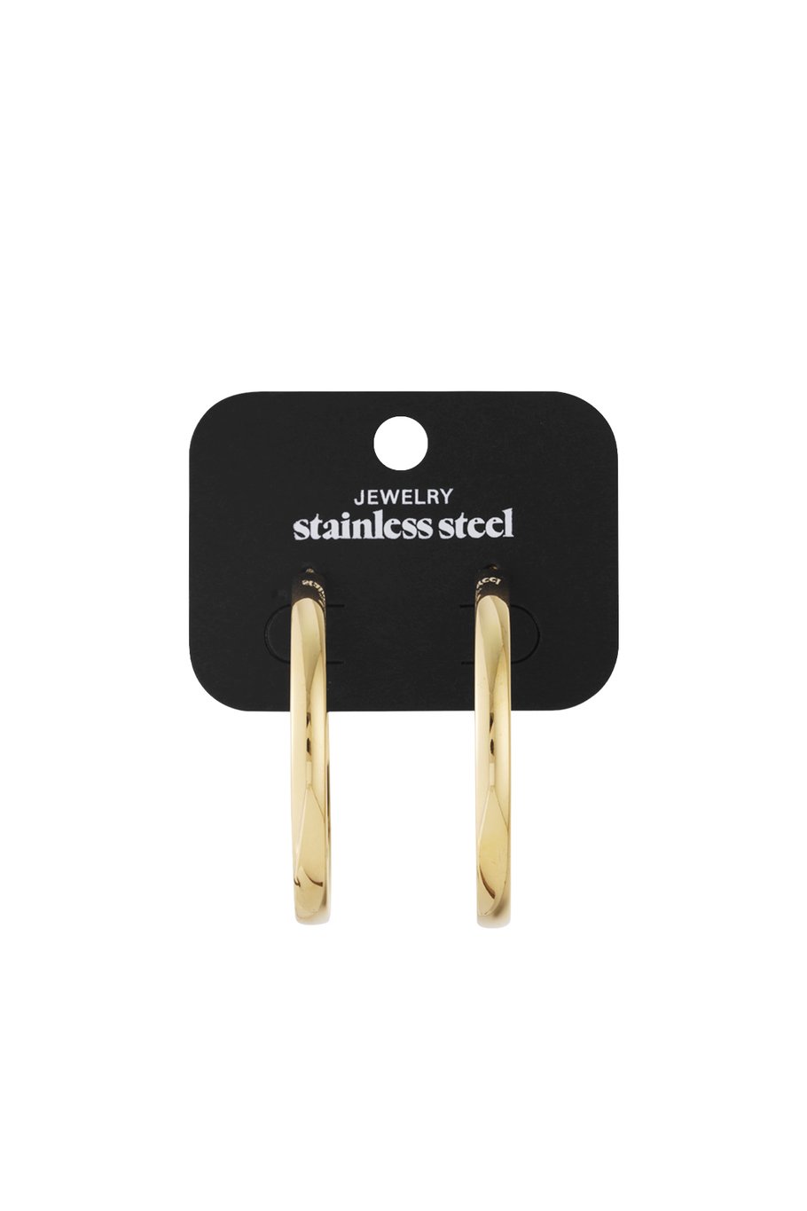 Basic Hoop earrings thick M h5Picture4