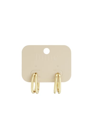 Creolen Linien Casual Daily Simple Serie Damenschmuck h5 Bild5