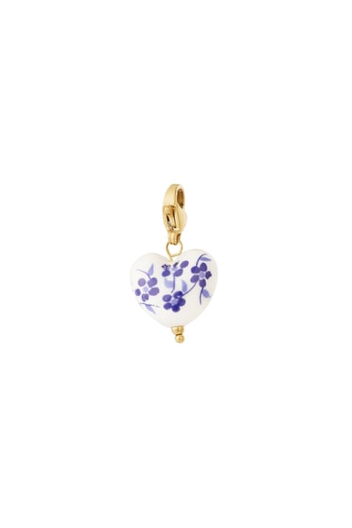 Blauer Blütenschmuck DIY Charm h5 